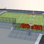 ограда за спортна площадка